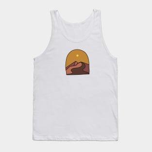 Mountain view desert colors Tank Top